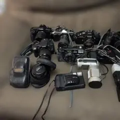ジャンク7台デジタルカメラセット canon olynpus panasonic - メルカリ
