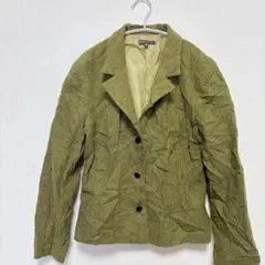 ASTUCES 【3】テーラードジャケット オリーブグリーン