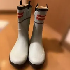 HUMMER ライトブルー ショートレインブーツ