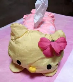 ハローキティ 箱ティッシュケース　キティちゃんボックスティッシュカバー