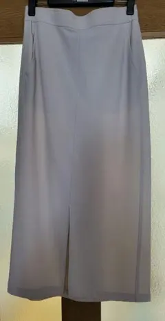 green label relaxing スリット入り ストレッチタイトスカート