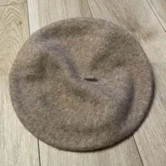 ウール ベージュ ベレー帽
