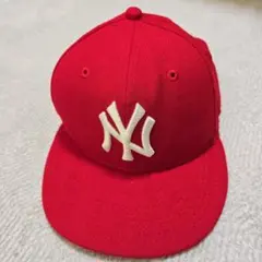 New Era NYロゴ 赤キャップ スナップバック