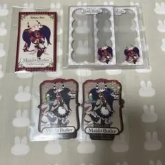 アニメイトカフェ ヘルヴァボス サリーメイ 缶バッジ アクスタ カード