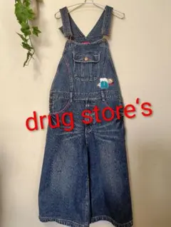 drug store‘s☆オーバーオール、デニム、刺繍、サロペットのサムネイル