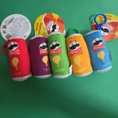 Pringles キーチェーンマスコット 5種セット