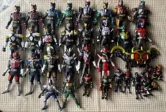 当時品】仮面ライダー 栄光の10人ライダー・ソフビセット - メルカリ