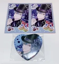 Melty Valentineミラン・ケストレル　チェキ　ハート缶バッジ