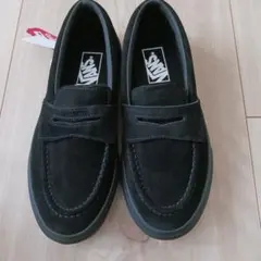 VANS　23.5cm ローファー V196CF CN ブラック　バンズ