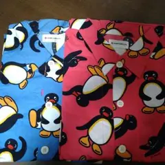 【レア！非売品】未使用ピングー長袖パジャマ　ブルー＆ピンク