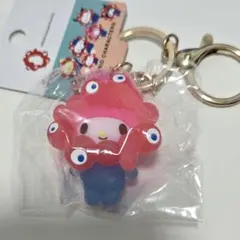 サンリオ　ミャクミャク　キーホルダー　立体　クリアカラー　マイメロ