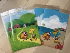 キリン堂70周年記念 キョロちゃんコラボ クリアファイル 4枚セット
