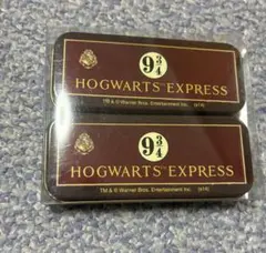 ハリー・ポッター ホグワーツ特急 9と4分の3番線 スチール缶 USJ