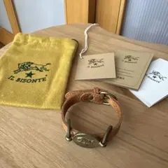IL BISONTE レザーブレスレット