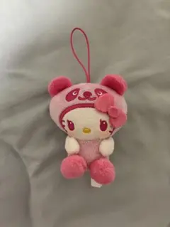 当時物 ハローキティ パンダ着ぐるみ ぬいぐるみ マスコット ストラップ 激レア ハローキティ パンダ 着ぐるみ マスコット 2009年製 - メルカリ