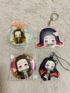 竈門禰豆子 鬼滅の刃アクリルキーホルダーセット