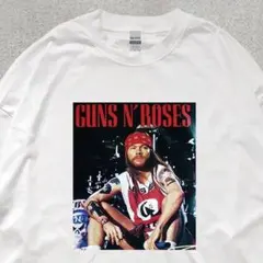 アクセル・ローズ ガンズ・アンド・ローゼズ フォトプリント 長袖 Tシャツ