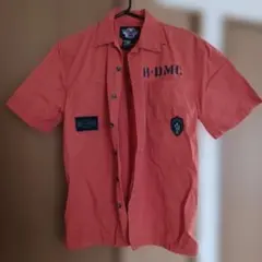 Harley-Davidson H-DMC メカニック半袖シャツSサイズ朱色中古のサムネイル