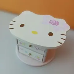 当時品　ハローキティ　木製　ミニチェスト　サンリオ　小物入れ　インテリア