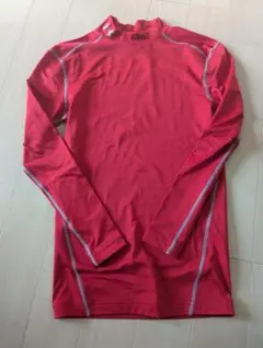 Under Armour ColdGear MD レッドコンプレッションシャツ