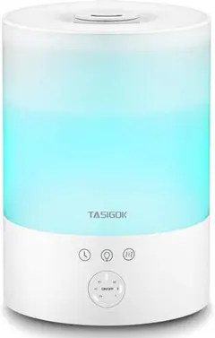 TASIGOK 加湿器 小型 卓上 大容量 2.5L アロマ対応 LEDライトのサムネイル