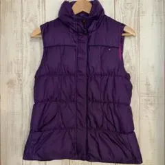 TOMMY HILFIGER パープル　ダウンベスト