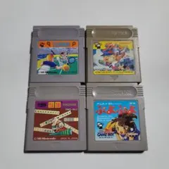 【GB】ゲームボーイソフト４本セット