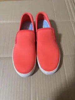 Reebok スニーカー　スリッポン　ネオンカラー　22.5センチ