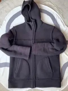 ユニクロ UNIQLO ムートンフリースジャケット ブラック XL