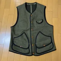 新品未使用 IRONHEART ビーチクロス　ベスト　ジレ　Lサイズ IRON HEART アイアンハート】 ベスト / ビーチクロスベスト ：IHV-40