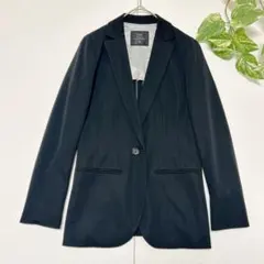 INED スーツジャケット テーラードジャケット 長袖 ブラック Mサイズ