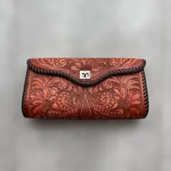 レザー　クラッチバッグ