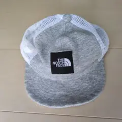 THE NORTH FACE ベビー帽子 グレー/ホワイト