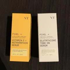 VT ピクセル ビタミンC アスタキサンチン グルタチオン トーンオン セラム