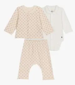⭐新品未使用⭐プチバトー ベビー服 3点セット