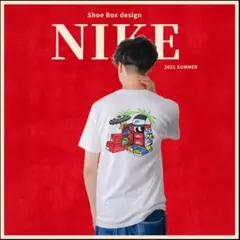 nikeナイキシューボックスグラフィックTシャツ アートジョーダンmj1