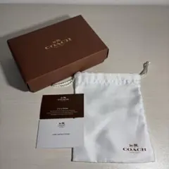 【COACH】コーチ 空箱 巾着 ギフト箱 袋 ケアカード セット