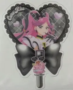 映画キミとアイドルプリキュア♪入場者プレゼントうちわ型クリアカード　キュアキッス