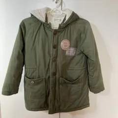 Rag Mart フード付きコート 130サイズ オリーブグリーン　裏起毛