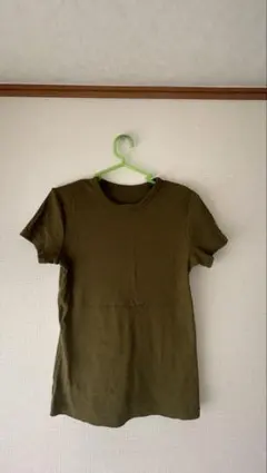 リブ素材 半袖Tシャツ