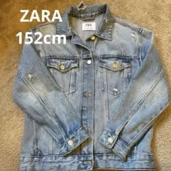 ZARA ライトブルーデニムジャケット 11-12歳 152cm