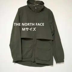 ノースフェイス オリーブグリーン ナイロンジャケット M アウトドア