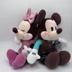 ⭐︎新品未使用⭐︎ミッキー＆ミニー ルビー＆ミントショコラペアぬいぐるみセットタグ付
