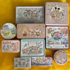 安心の匿名発送 TDR ダッフィーフレンズ 空き缶セット ディズニーリゾート