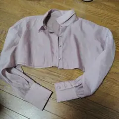 セール　シースルー　クロップド丈羽織り　S