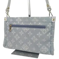 russet ラシット 2way コットンジャガード ショルダーバッグ ブルー