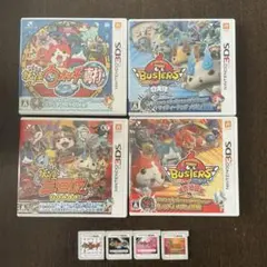 3DS 妖怪ウォッチ ソフト8本セット ジャンクのサムネイル