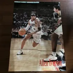 アレン・アイバーソン & ティム・ダンカン 両面ポスター