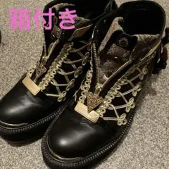 8/9(日)まで値下げ中】hazamaハザマ宣戦布告のヒールブーツ27.5cm