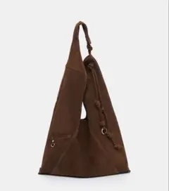 Archivepke アーカイブエク　スエードショルダーバッグ